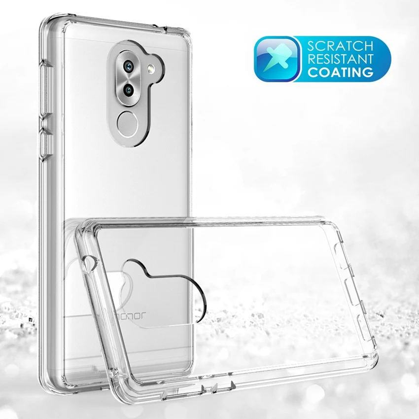 

Slim Hybrid Cover Air Cushion Technology Case Transparent Clear Back Panel Shockproof Bag Shell For Huawei Honor 6X Fundas Coque