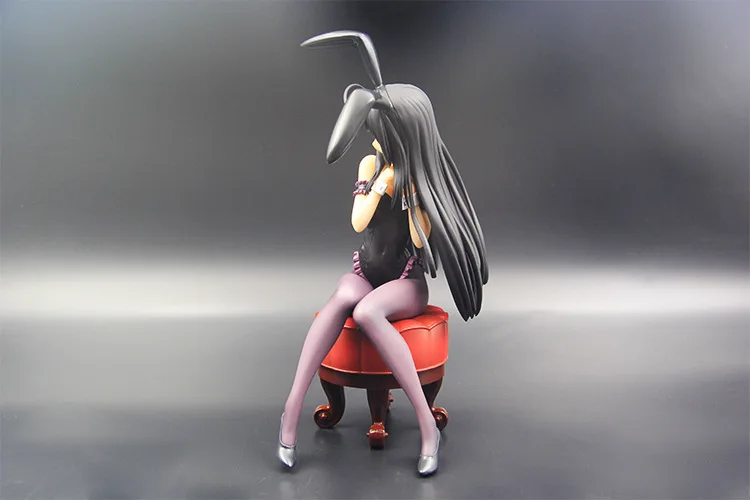 Модель 1/7 года, Расписанная игра Accel World, аниме Kuroyuki Hime, кролик, девочка, сидящая Вер, 20 см, модель ПВХ, фигурка, подарок, украшение, кукла