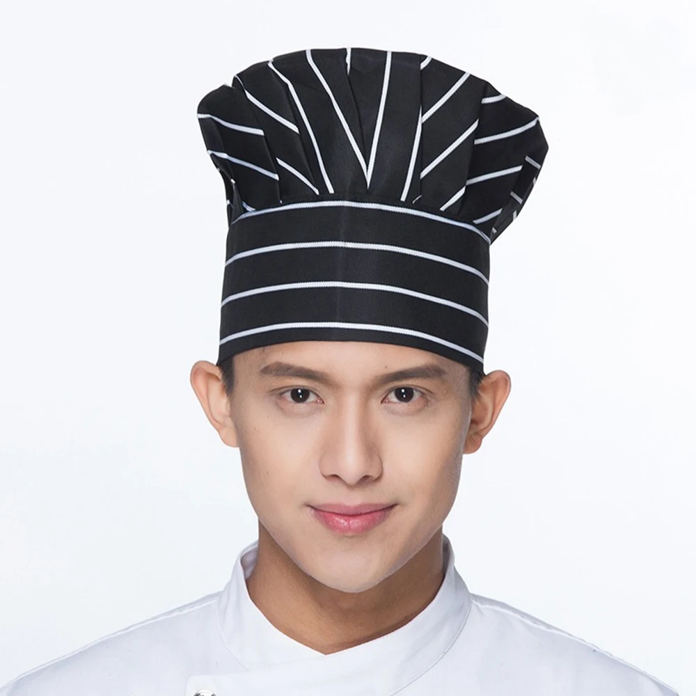10X Disposable Cook Adjustable Men Kitchen Baker Chef Paper Cap Hat Catering FO