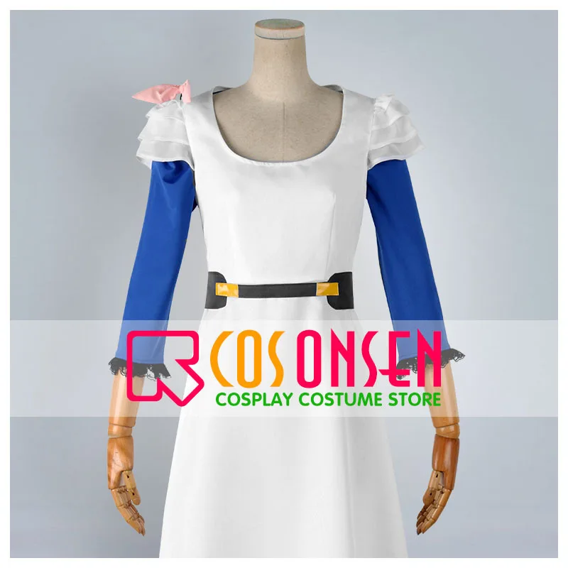 

COSPLAYONSEN Tokyo Ghoul Kamishiro Rize White Dress Cosplay Costume All Size