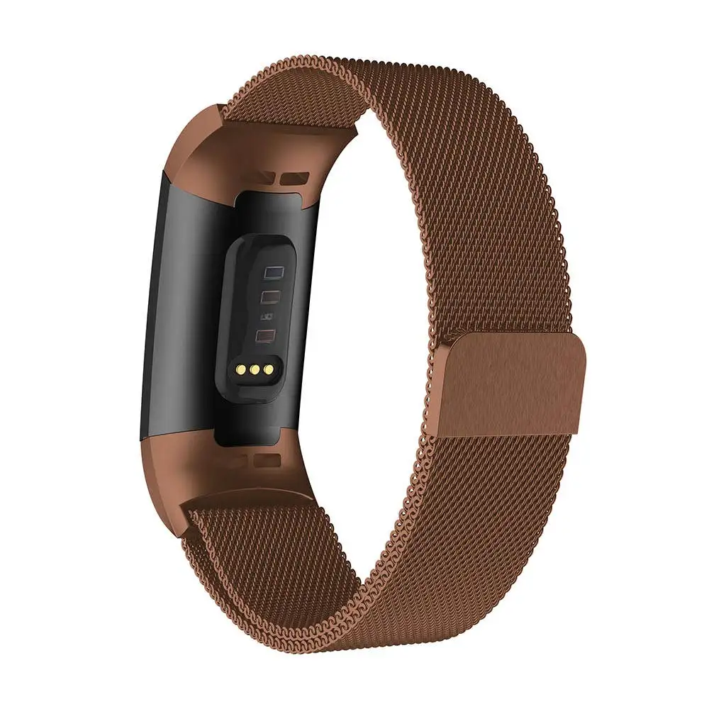 Нержавеющая сталь магнитный Миланский ремешок для Fitbit Charge 3 сменный ремешок для смарт-браслета для Fitbit Charge 3 ремешок для часов