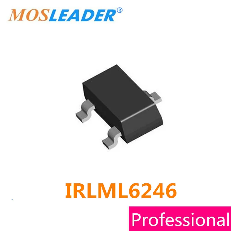Mosleader IRLML6246 SOT23 500pcs 1000pcs 3000pcs N-Channel 20V 4.1A IRLML6246TR IRLML6246TRPBF IRLML6246PBF Made in China | Электроника