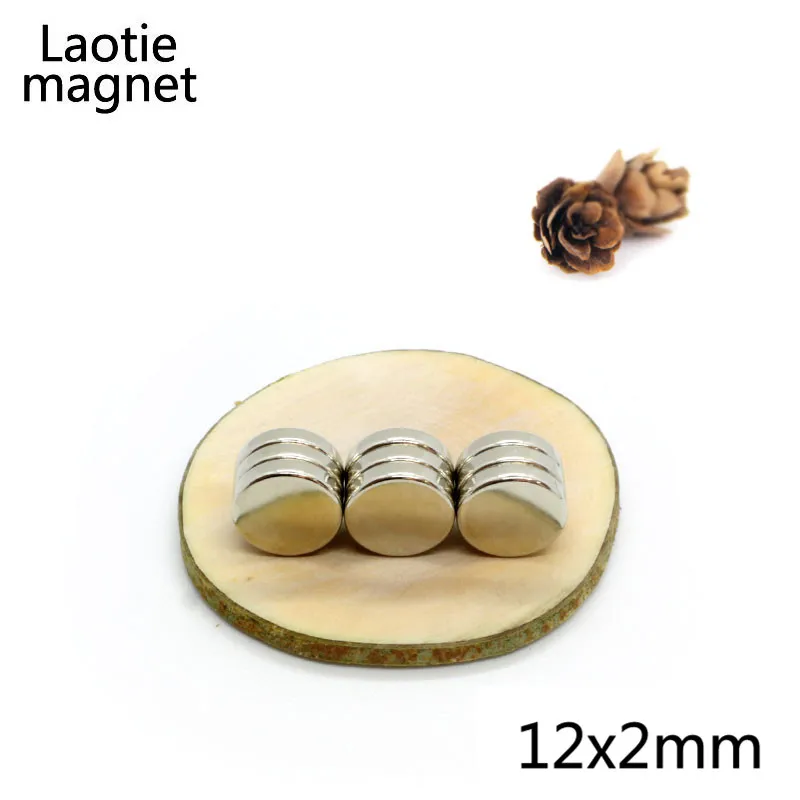 

100Pcs 12 x 2 mm N35 Super Strong magnet 12X2mm Round Disc Rare Earth Neodymium magnet 12*2 mm NEW Art Craft Connection