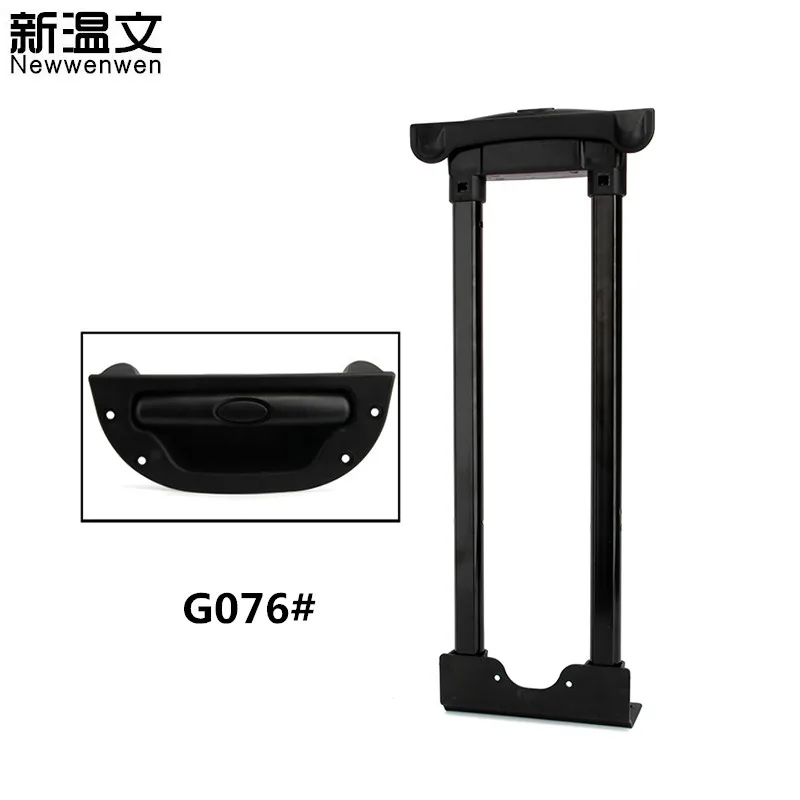 Replacement Built in rod Suitcase Handle,Telescopic Aluminum Built in