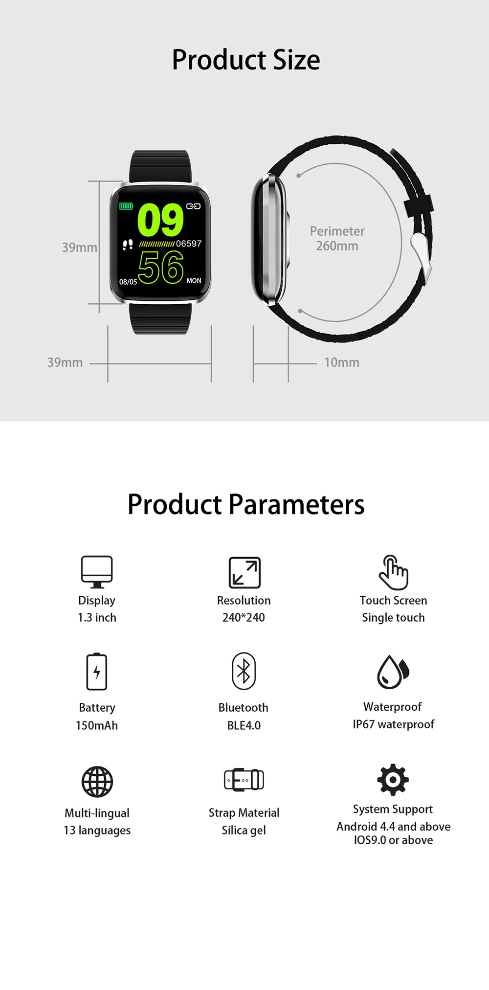 Умные часы для мужчин, кровяное давление, умные часы, водонепроницаемые, умные часы для женщин, спортивные, фитнес-часы, Смарт-часы для Android Ios