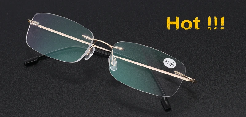 Chashma бренд Lesebrille TR90 очки лупа без оправы ультра светильник очки Рамка очки для чтения с Чехол диоптрий 1,5