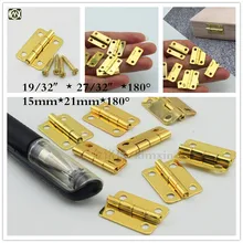 in stock 15*21mm 20pc 4 hole small wooden gift box hinge of furniture connectors hardware,small box hardware hinges kimxin w-039