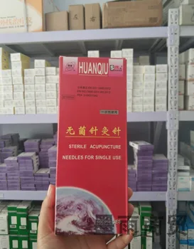 

huanqiu disposable sterile acupuncture needle 0.30/35/40*100/125/150mm long needles body massage elongated needls
