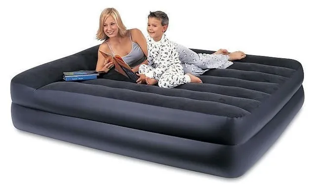 Cheap Intex camping mat series flocked beam air bed air mattress inflatable bed 152cm * 203cm * 47cm