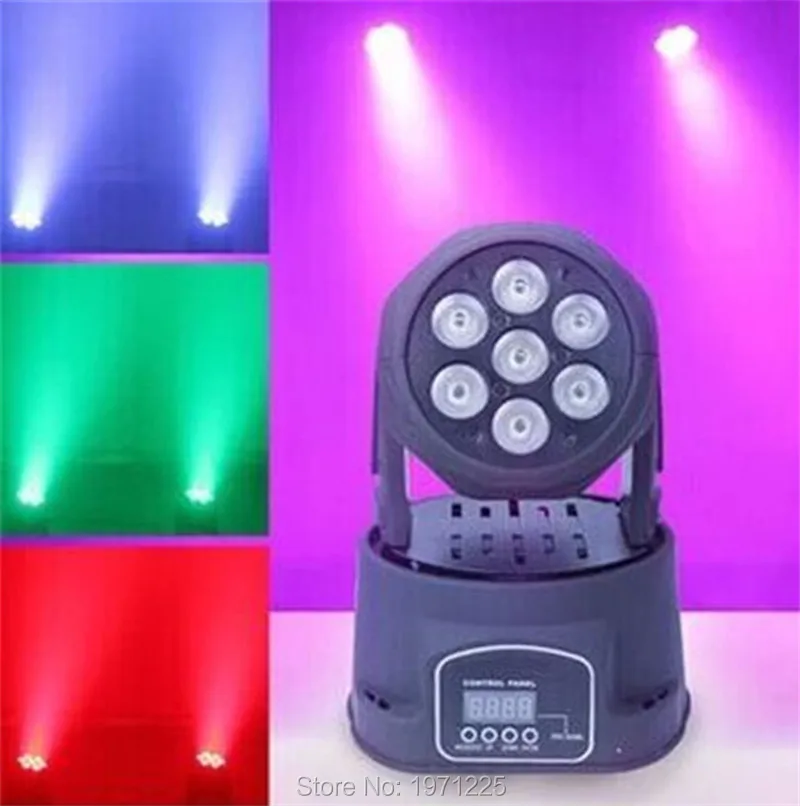 

(8pcs) Fast Shipping LED moving head mini wash 7x12w  led moving head wash stage lighting