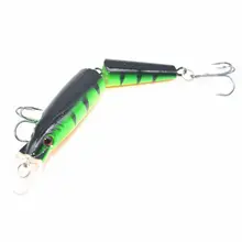 1 pcs 11cm 8.2g fishing lure minnow quality professional bait swim bait jointed bait equipped