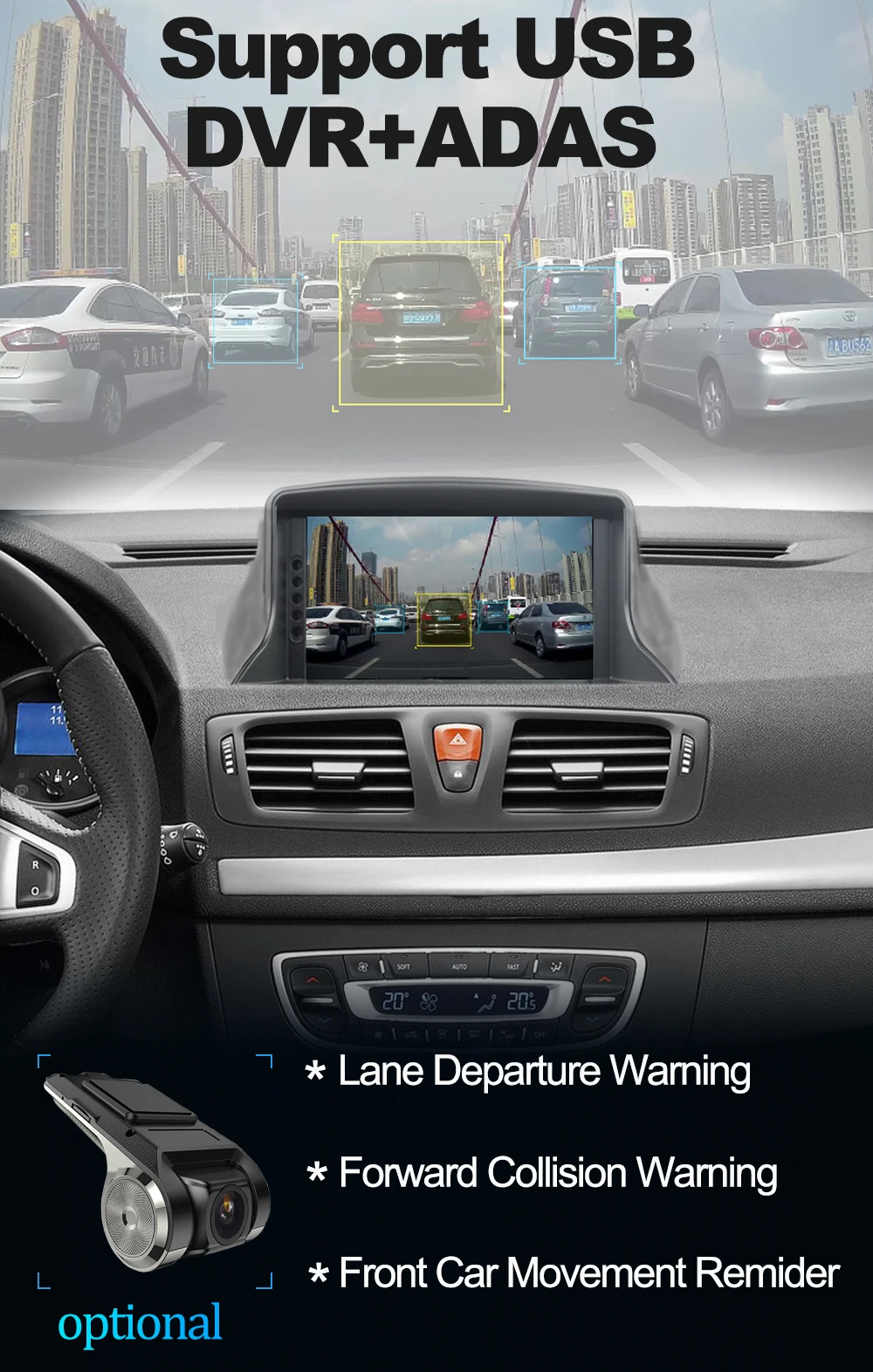 Excellent Owtosin Car Radio Multimedia Video Player Navigation GPS Android 9.0 For Renault Megane III Fluence 2009-2016 Car 4GB RAM 8