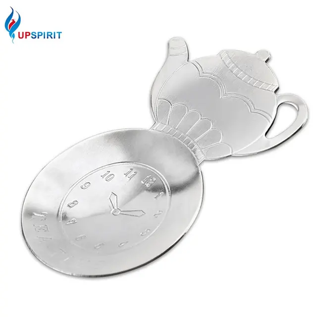 Special Price Upspirit 304 Stainless Steel Tea Spoon with Teapot Shaped Handle Dessert Coffee Bean Milk Powder Tea Leaf Drink Spoons Teaware