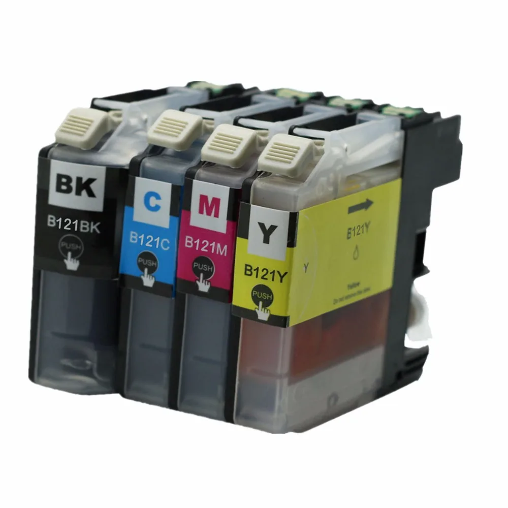 

Replacement 1 Set LC121 LC 121 XL LC121XL Ink Cartridges For Brother DCPJ552DW DCPJ752DW DCPJ132W DCPJ152W DCPJ172W MFCJ470DW