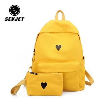 

Vintage Backpack Set Mochila for Women Canvas Backpack for Teenager Girls School Shoulder Bag 2Pcs/Set Quality Mochilas CJ942