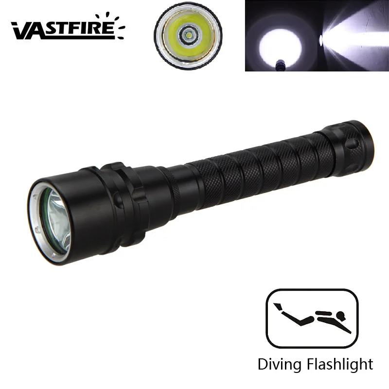 

Underwater 5000LM CREE XML T6 LED SCUBA Diving Flashlight Torch Lamp 18650 IPX8