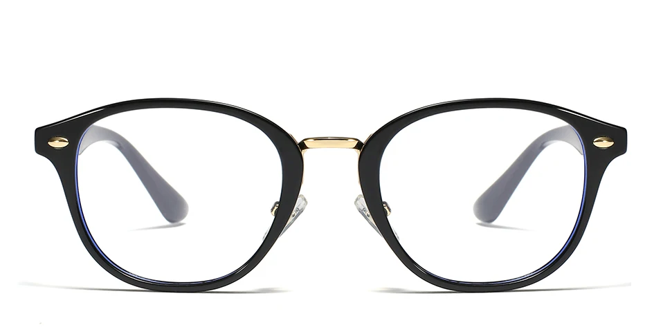 Ретро Круглые компьютерные очки, оправа для мужчин и женщин, прозрачные оптические очки по рецепту, оправа TR90, очки для близорукости, Новинка