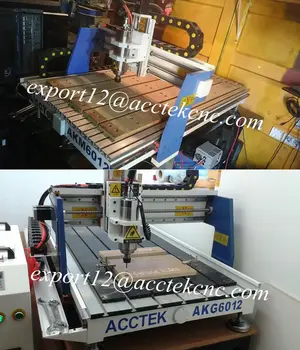

Popular desktop Mach3 cnc mini wood router ,3d milling machine AKG6012 for sale