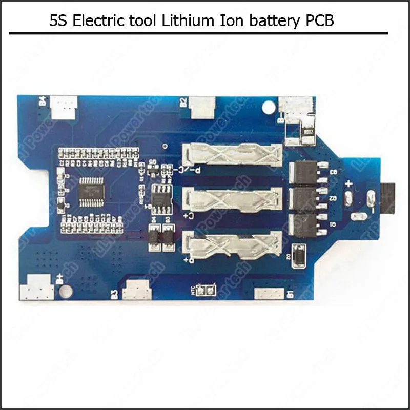 

18V or 21V electric drill and wrench li-ion 18650 battery PCB board and Protection circuit with DC input Port