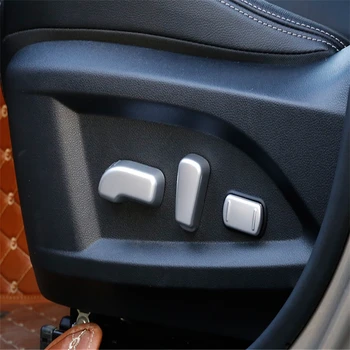 

WELKINRY car auto cover For Renault Koleos 2016 2017 2018 Samsung QM6 ABS plastic car seat adjustment switch button knob trim