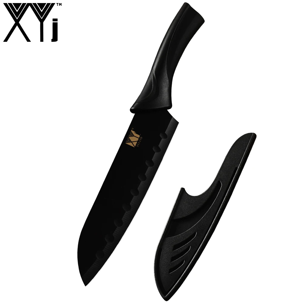 XYj Brand Japanese Style Chef Knife 7 inch Santoku Knife ...