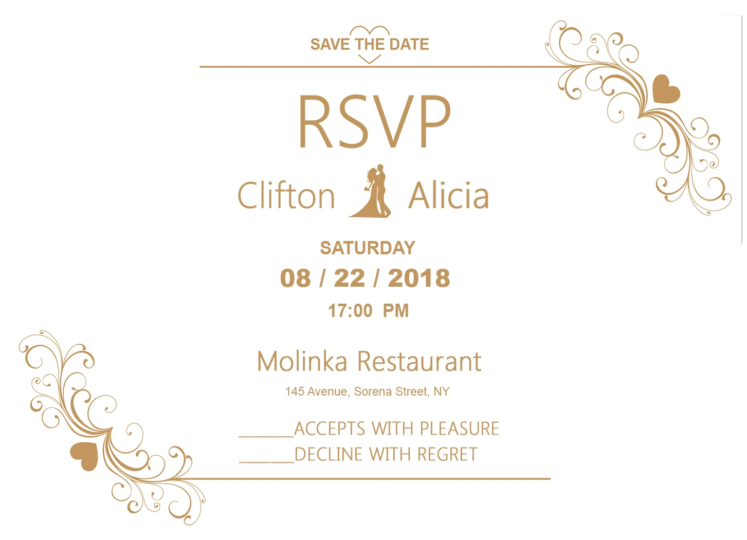 responding to rsvp card