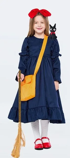 子供ハロウィーン魔女親子衣装アニメドレスキキコスプレ衣装大人のための Aliexpress 子供ハロウィーン魔女親子衣装アニメドレスキキコスプレ衣装大人のための Aliexpress