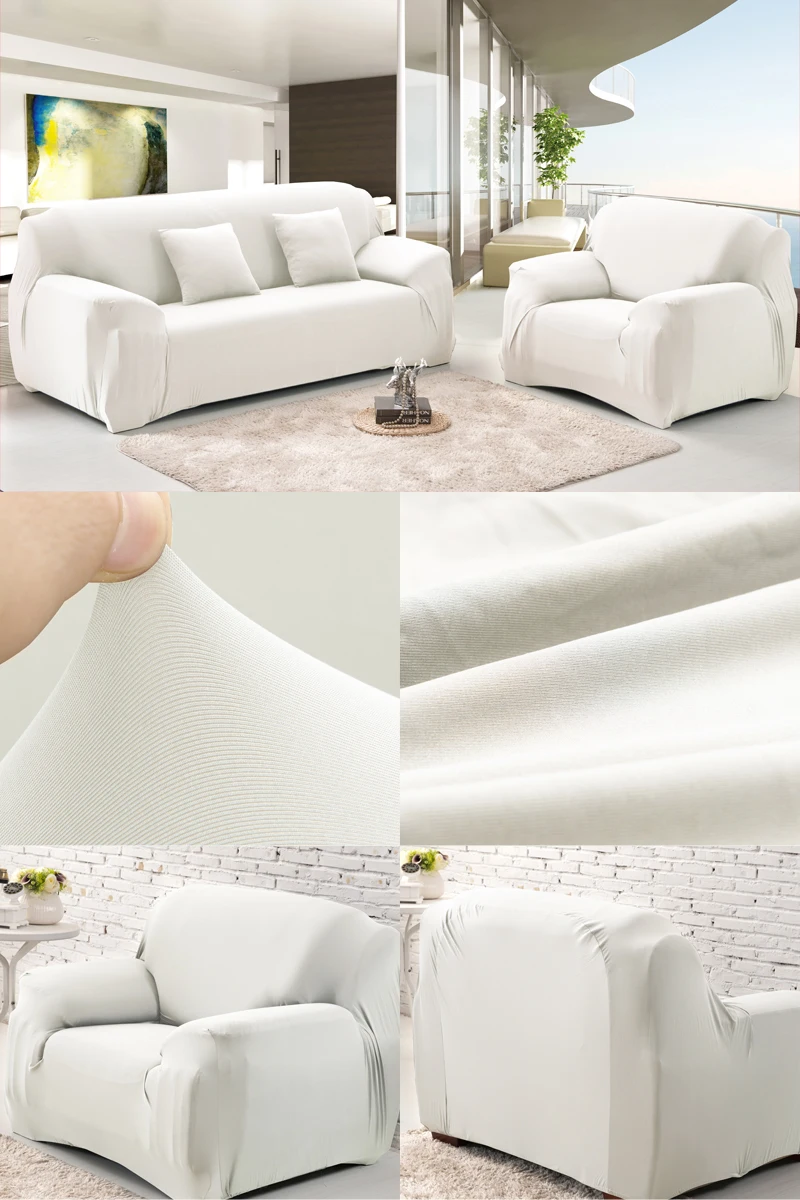 solid color corner sofa covers for living room elastic spandex slipcovers couch cover stretch sofa towel L shape need buy 2piece