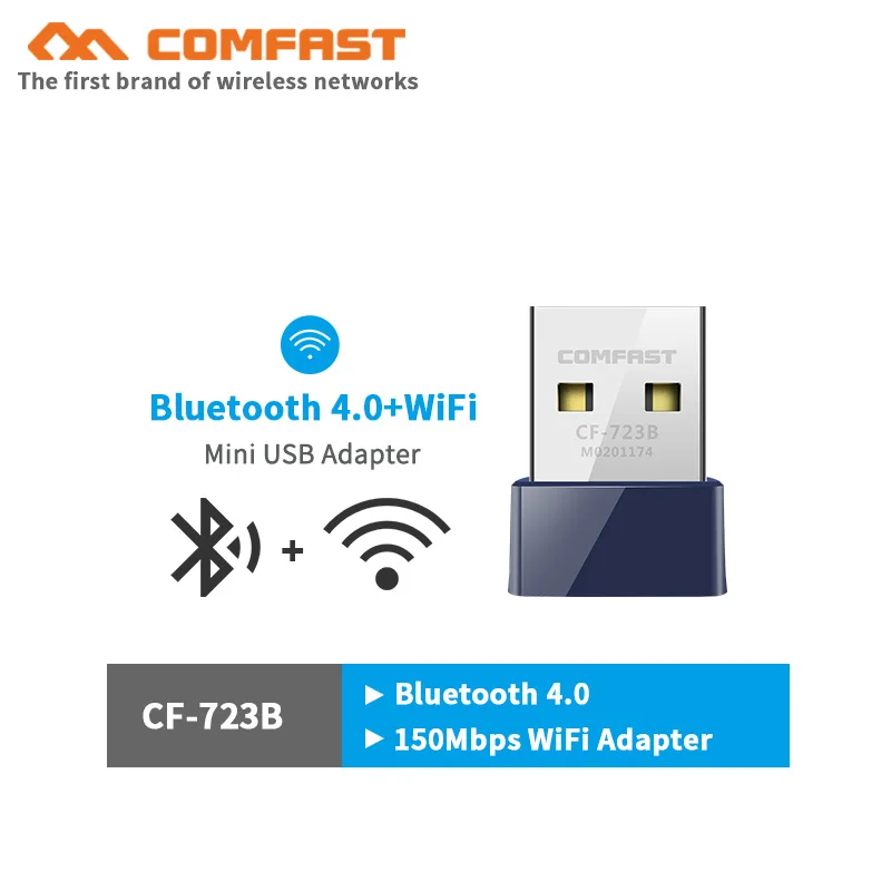 

Comfast CF-723B USB Wifi Bluetooth Adapter 150Mbps mini wifi adapter wifi antenna transmitter PC WI-FI LAN network card Receiver