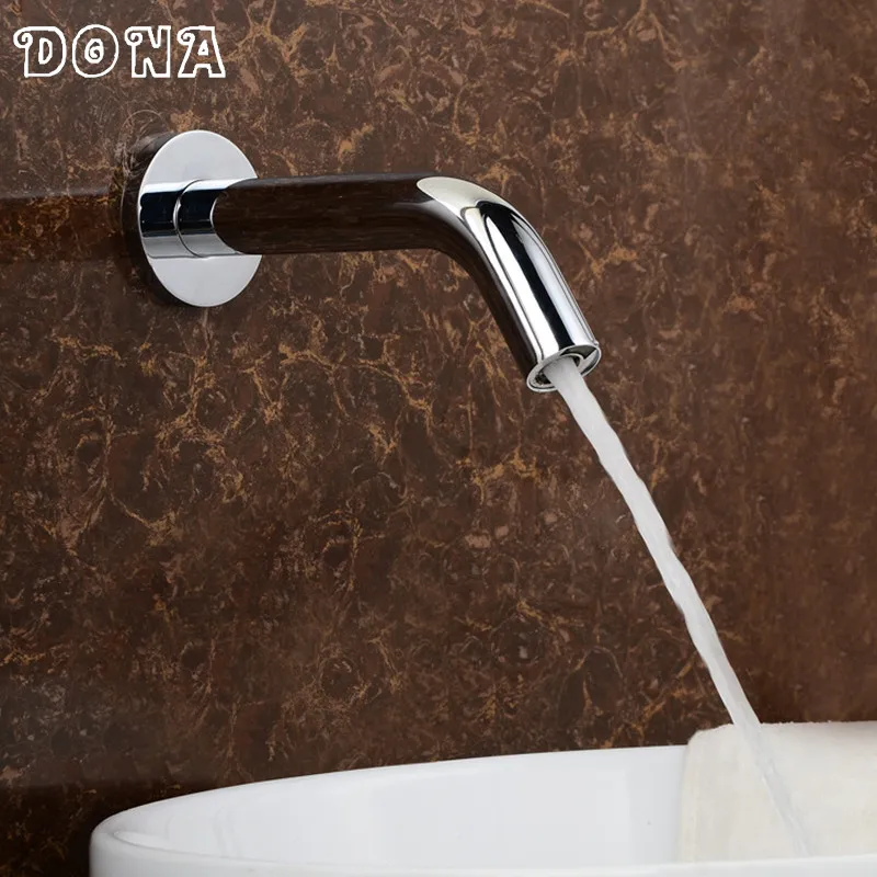 

100% Copper Hot selling concealed cold&hot water automatic sensor faucet hand free chrome finishing DONA4212a