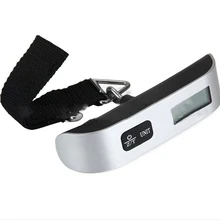 Urijk черные ремешки под названием Экспресс-весы электронные весы под названием багаж весом 50 кг/10 г с подсветкой T слово 16 x см 3 см