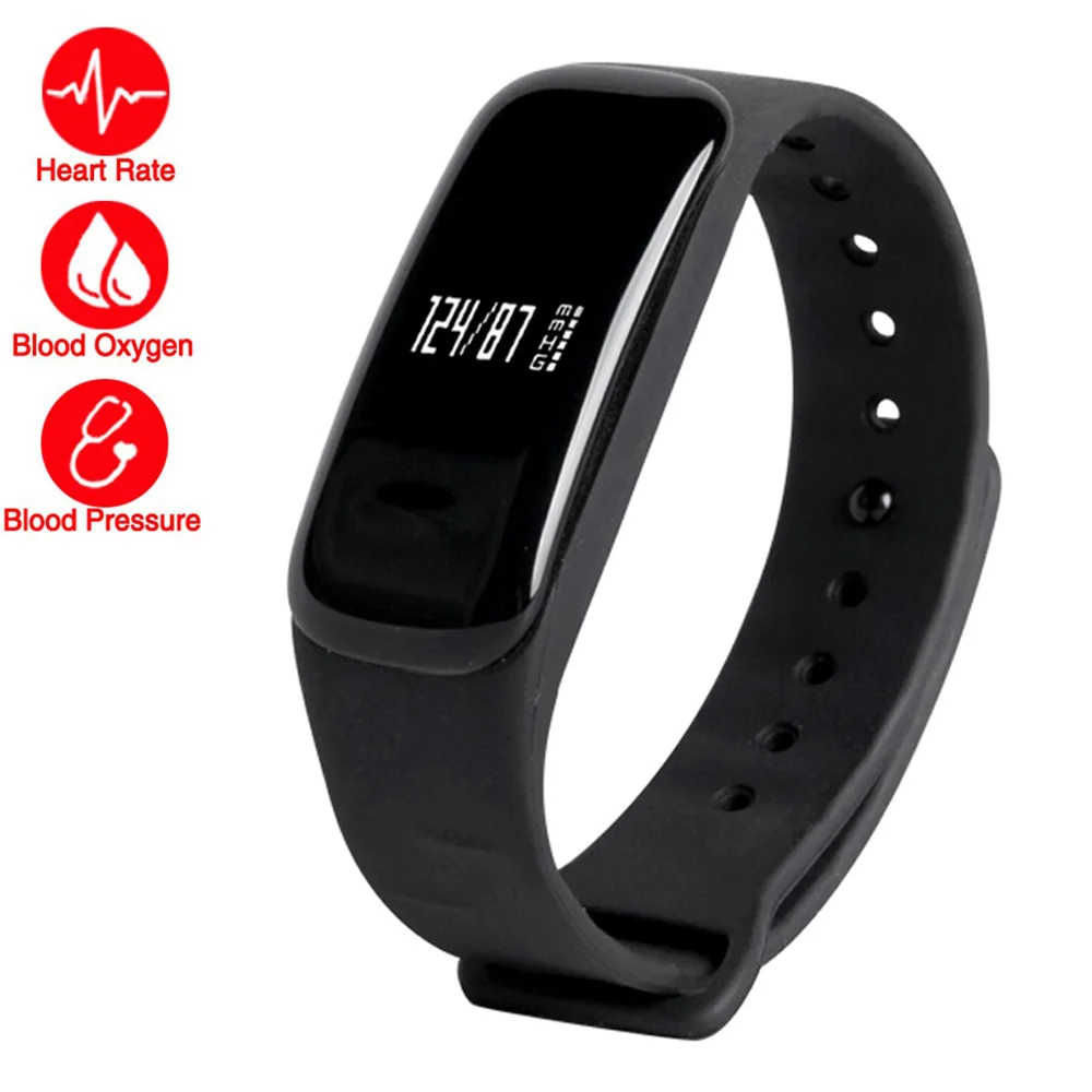 

Espanson C1 Blood Smart Fitness Bracelet watch Wristband Miband OLED Touchpad Sleep Monitor Heart Rate Monitor Fitness Tracker