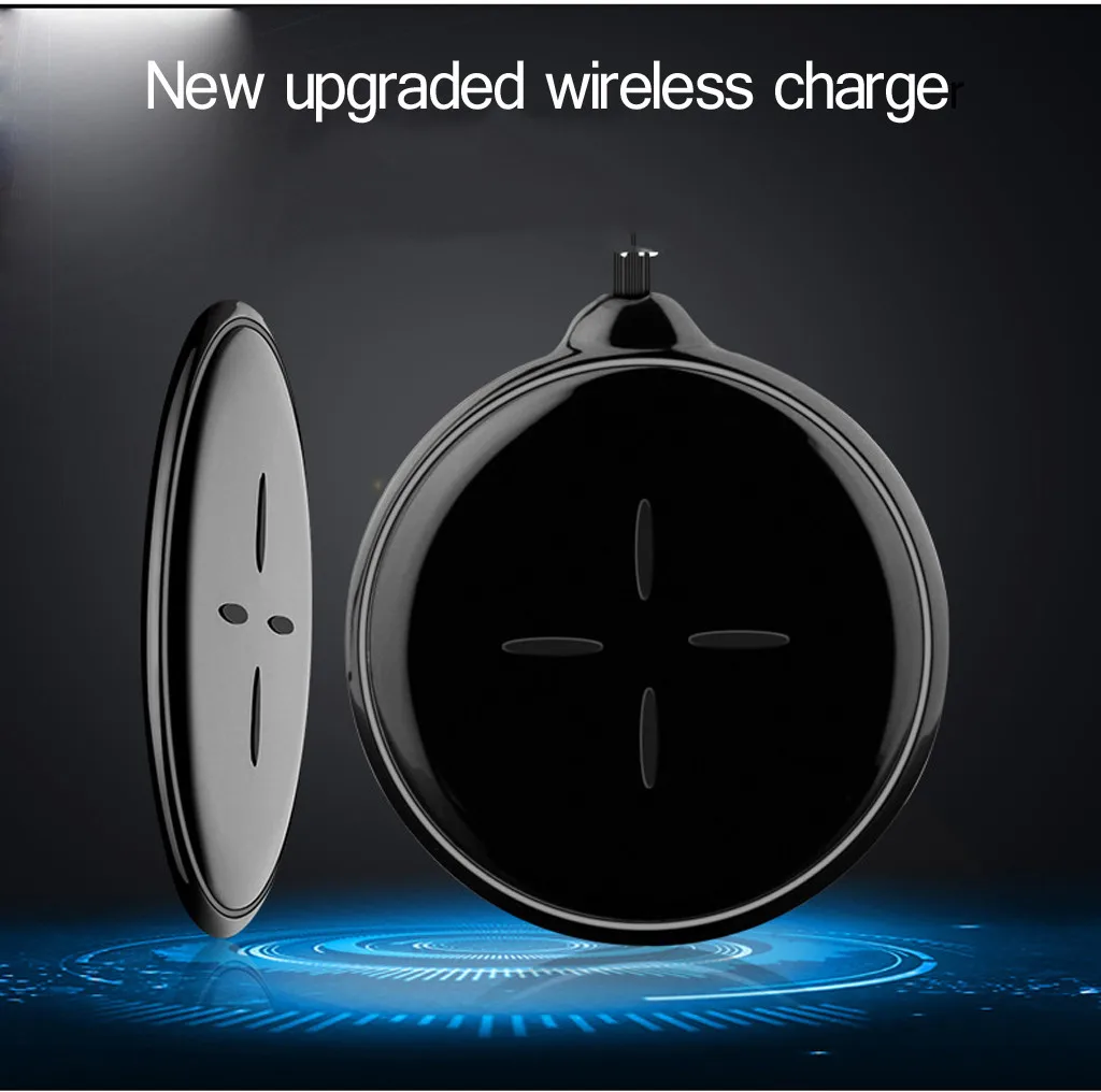 

Techhole Store Qi Phone Fast Charging Pad Wireless Charger for Samsung Galaxy for iPhone Samsung