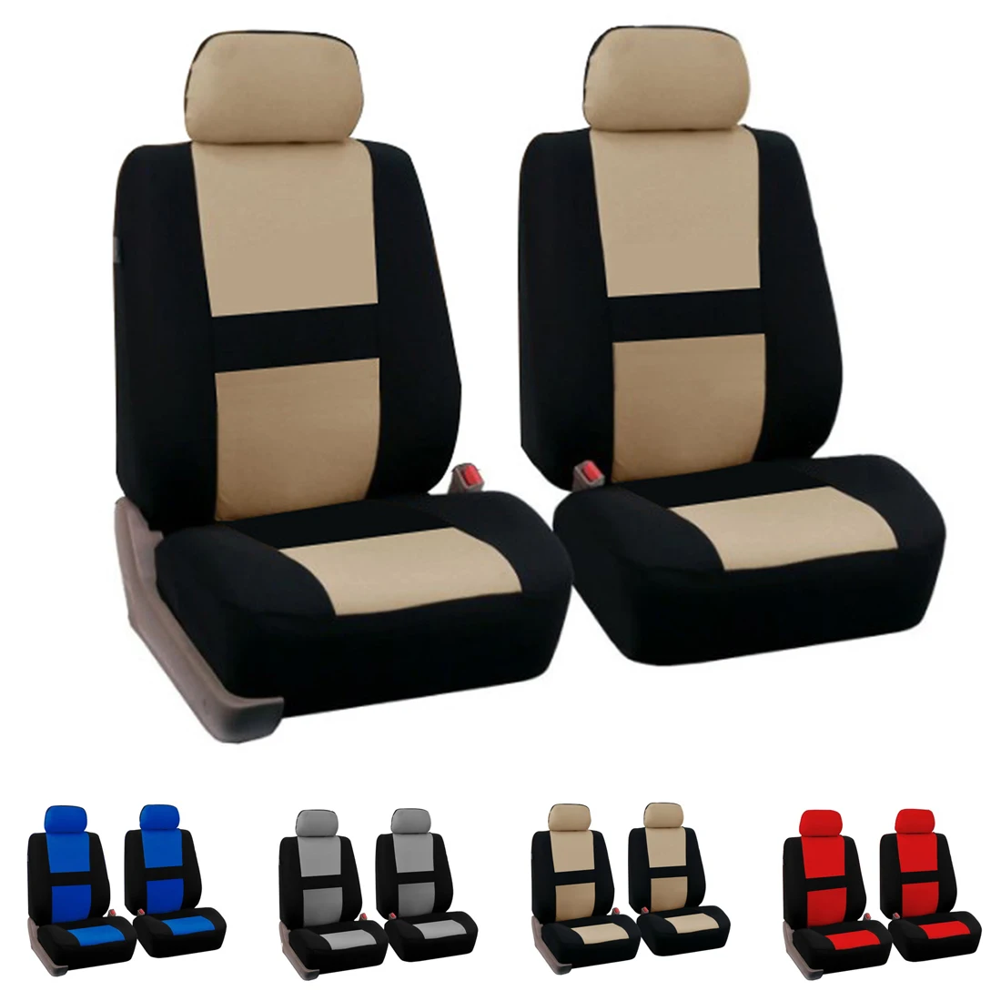 

Dewtreetali 4pcs/set Car Seat Covers front Car Seat Covers Protector Four Seasons Polyester Seat Decoration for AUDI VW BMW