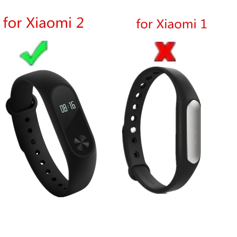 (XM2HS) SMP-0011 Replace Strap for Xiaomi Mi Band 2,Silicone Wristbands for Mi B