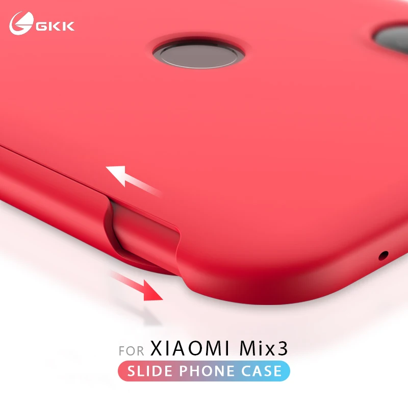 GKK Original Case for Xiaomi Mi Mix 3 Case Slide Armor 2 in 1 Hard Matte Anti-drop Back Cover for Xiaomi mix 3 Case Fundas Coque