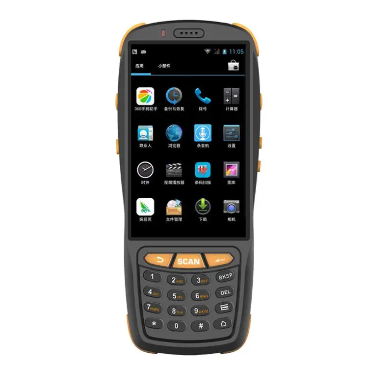 4-дюймовый сенсорный экран Free SDK 1/2D сканер штрих-кода Android Handheld PDA по лучшей цене |