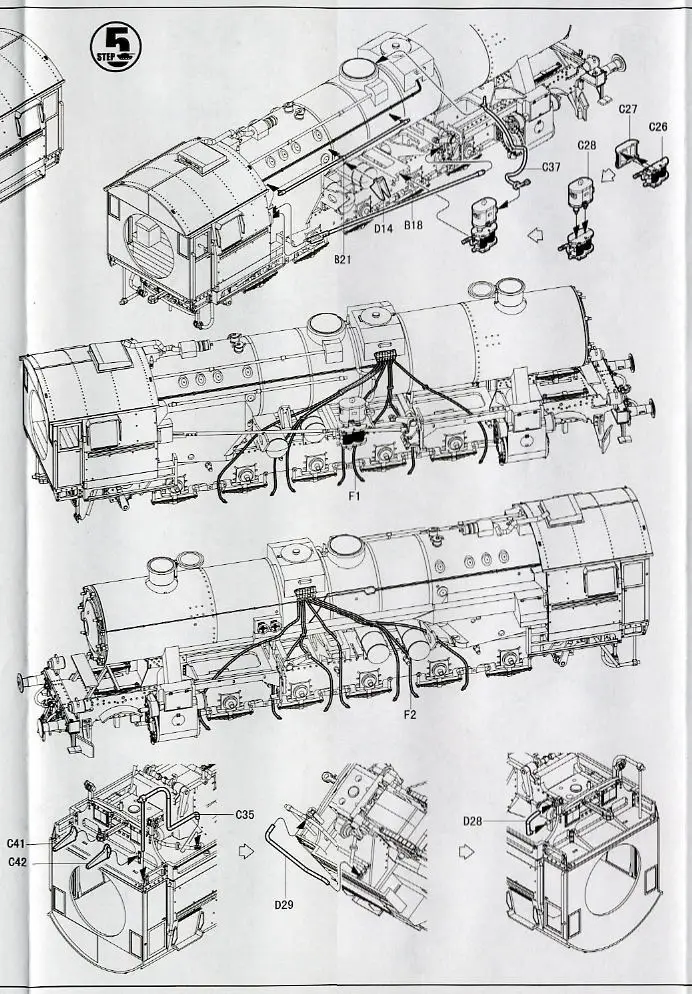 1/72 немецкий BR 52 паровоз модель 82901