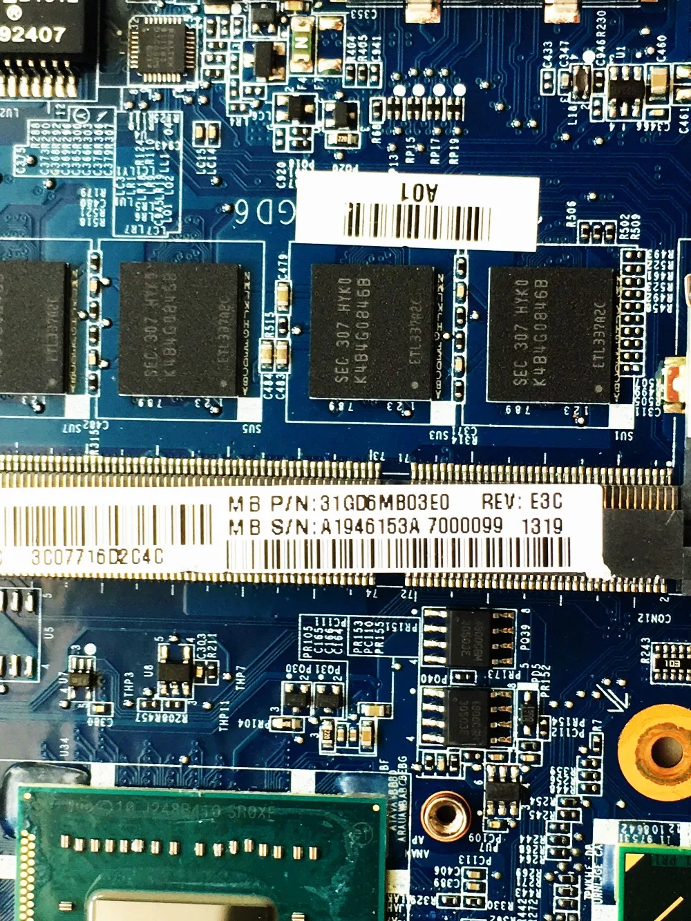  Original for SONY SVF15A motherboard DA0GD6MB8E0 I3-3227U 4GB GT735M 2GB tested good free shipping 