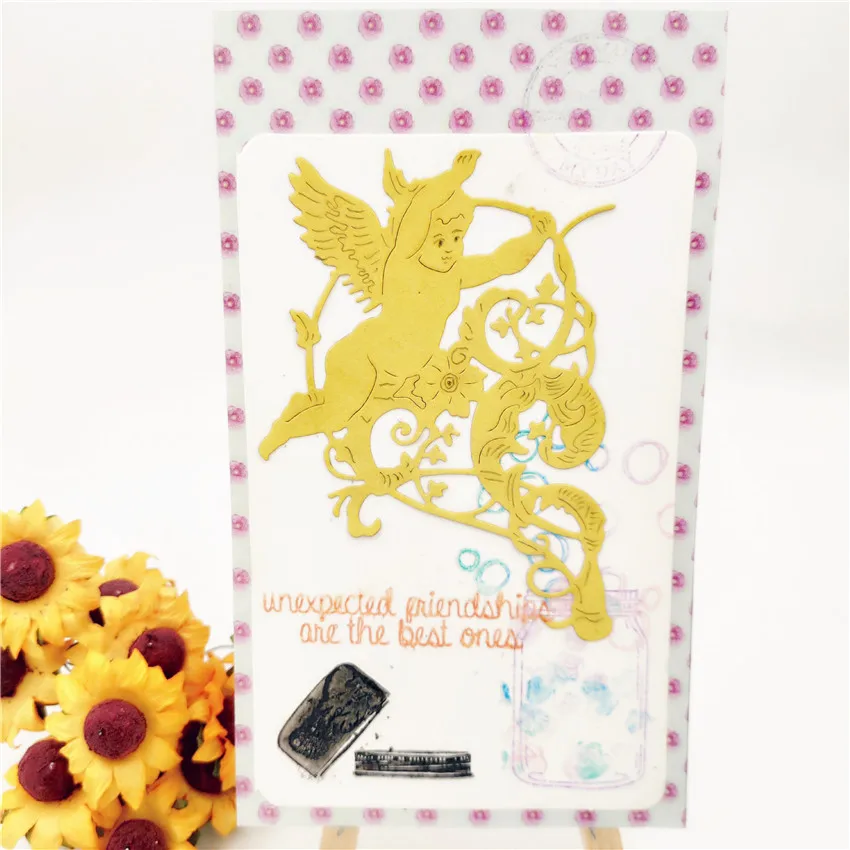 

New Lovely Angel Metal Cutting Dies for DIY Scrapbooking Photo Album Embossing Folder Paper Maker Template Stencil Decor Crafts
