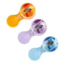 Мини карманная точилка для карандашей синий оранжевый фиолетовый 3 шт./компл. для классных комнат, офиса, художественного использования