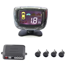 4 Sensors Parking 22mm LCD Display Car Parking Sensor Monitor Kit System Auto Reverse Backup font