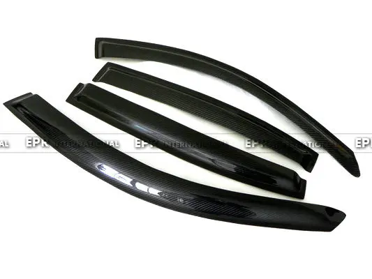 BMW E90 4 Door Carbon Wind Deflector(1)_1