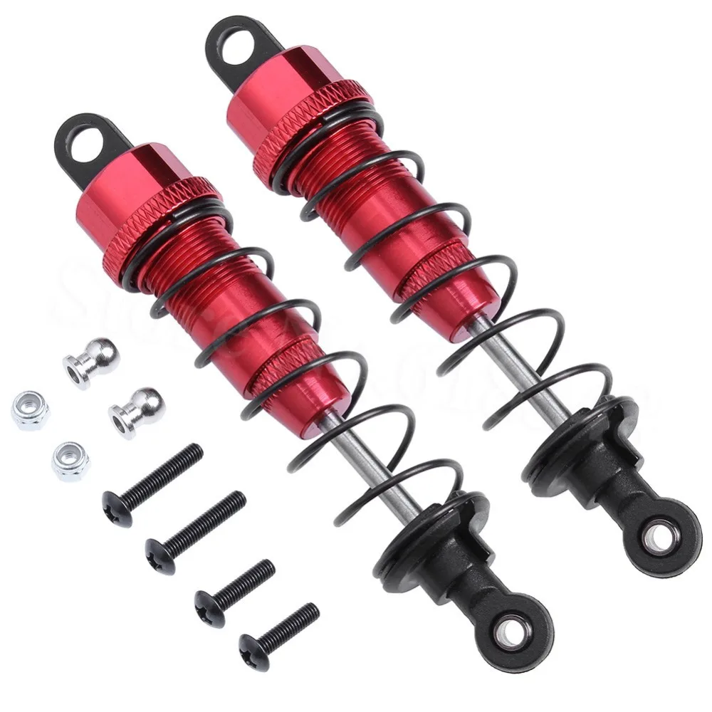 

2Pcs Aluminum Front Shock Absorber Assembled For Kyosho 1/10 OPTIMA JAVELIN RC 4WD Racing Buggy 30617 30618 Hop-Up Option Parts
