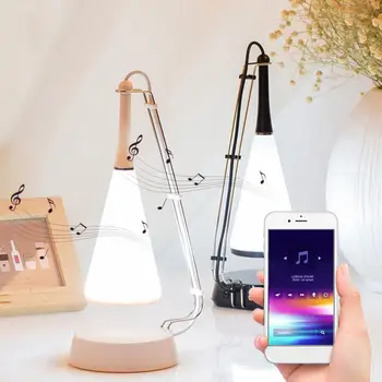 

LED Table Lamp Bluetooth Music Multi-functional Bluetooth Desk Lamp Touch Dimmable Music Speaker LED Night Light lamp