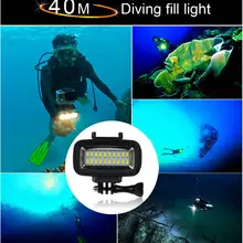 Underwater 40m Waterproof High Power Dimmable LED Video POV Flash Fill Light Night Light for SJCAM SJ4000 SJ5000XIAOMI 700LM