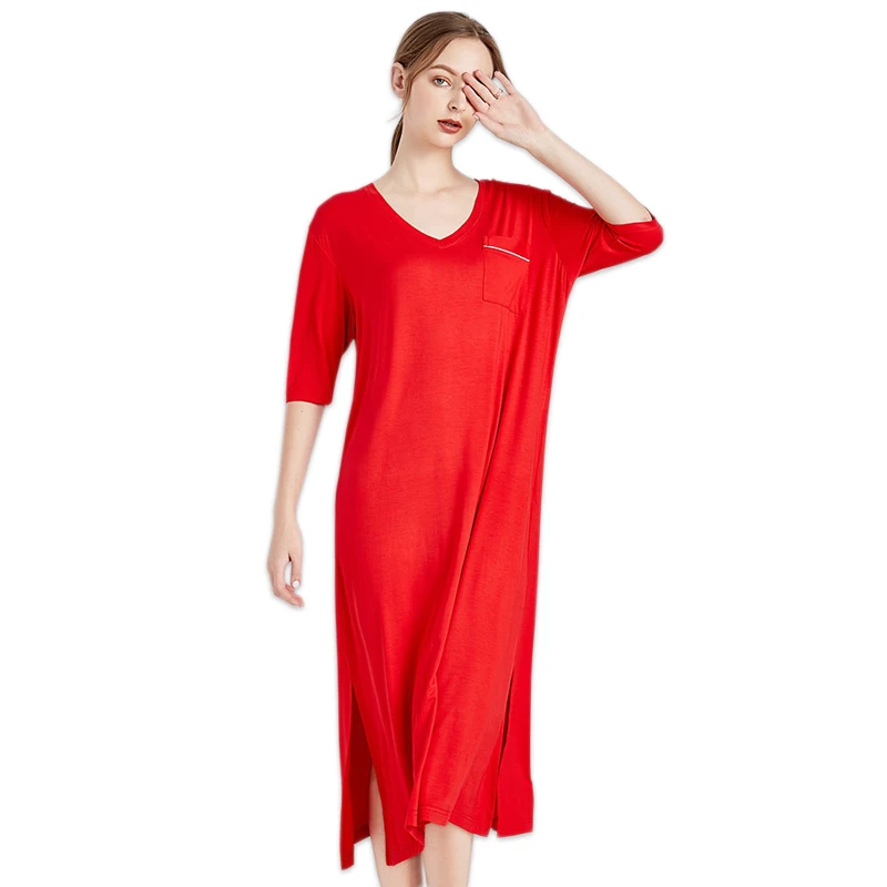 Сексуальная Модальные длинные ночные рубашки женские платья сна в доме дамы Ночная Пижама Большие размеры 100 кг ночь носить женщины