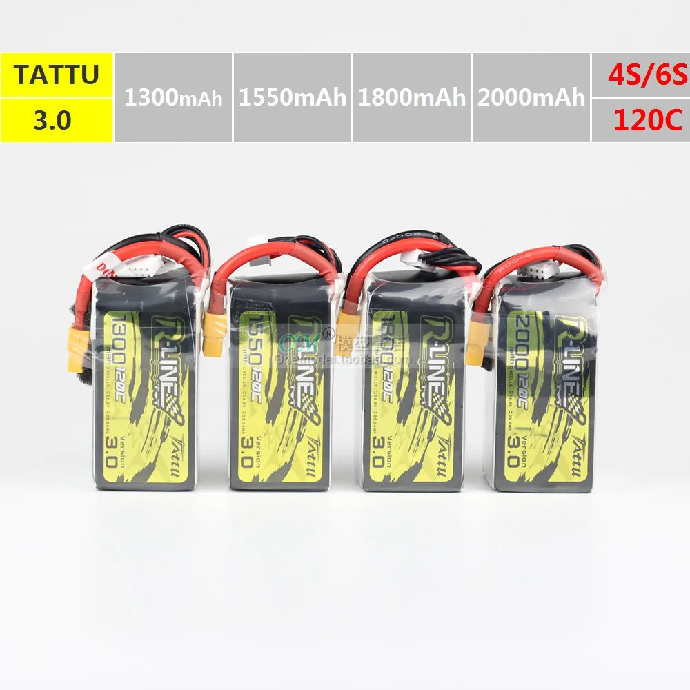 Квадрокоптер Tattu R Line версии 3 0 V3 1300/1550/1800/2000 мАч 120C аккумулятор 6S 4 2 в Lipo XT60 штекер FPV