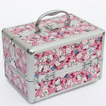 Портативная косметичка дорожные сумки выдвижной кейс для косметики кисть для хранения косметики органайзер для косметики косметический чемодан сумка