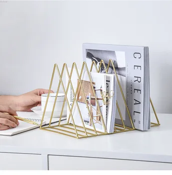 

iron art files magazine rack administration office articles for use desktop book rack organization of data commodity shelf